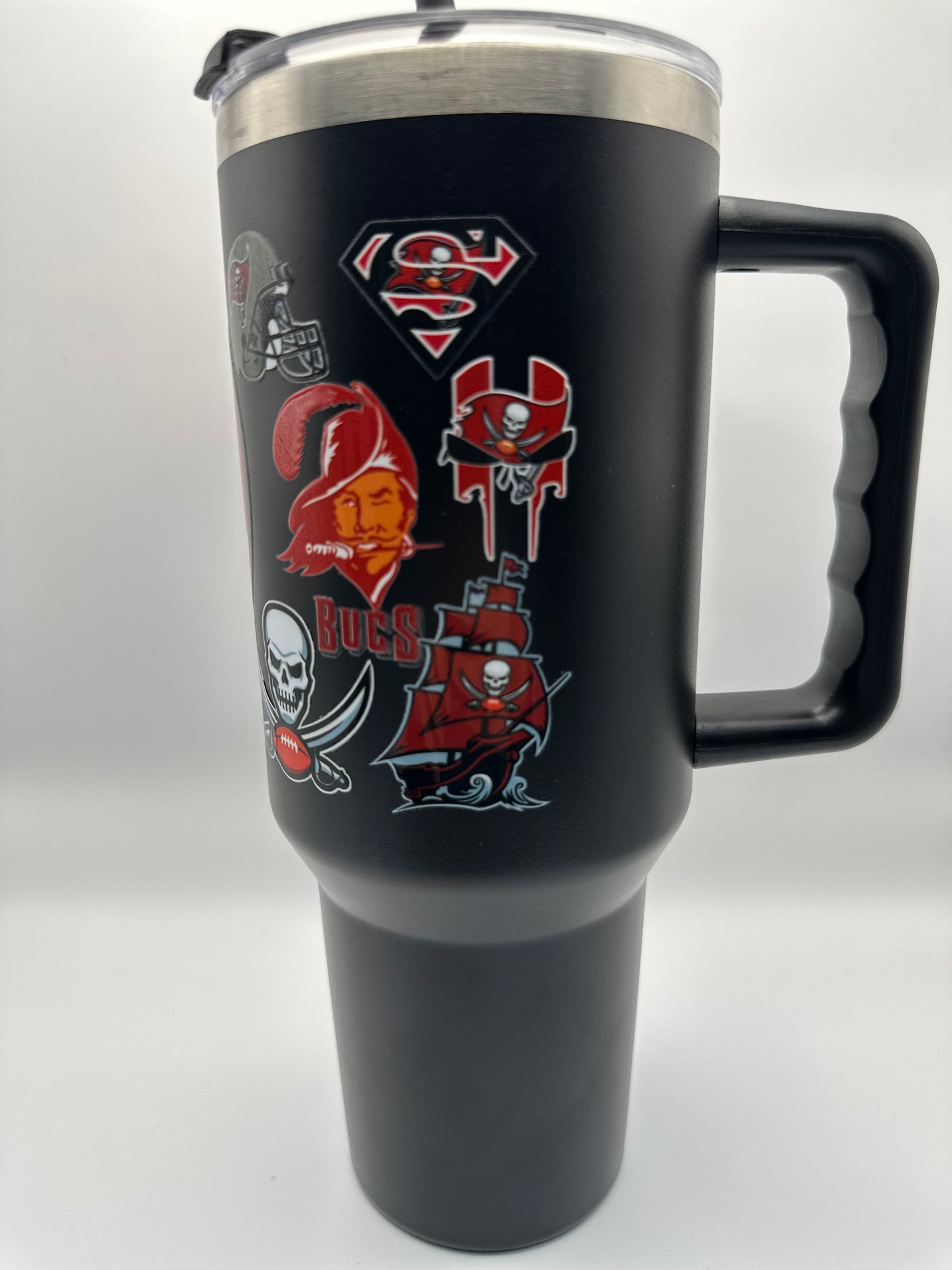Customized Buccaneers 40oz stainless steel tumbler
