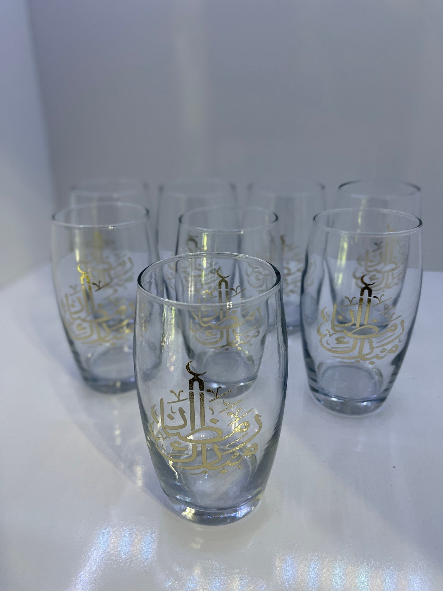 Ramadan Mubarak Customized Drinking Glasses