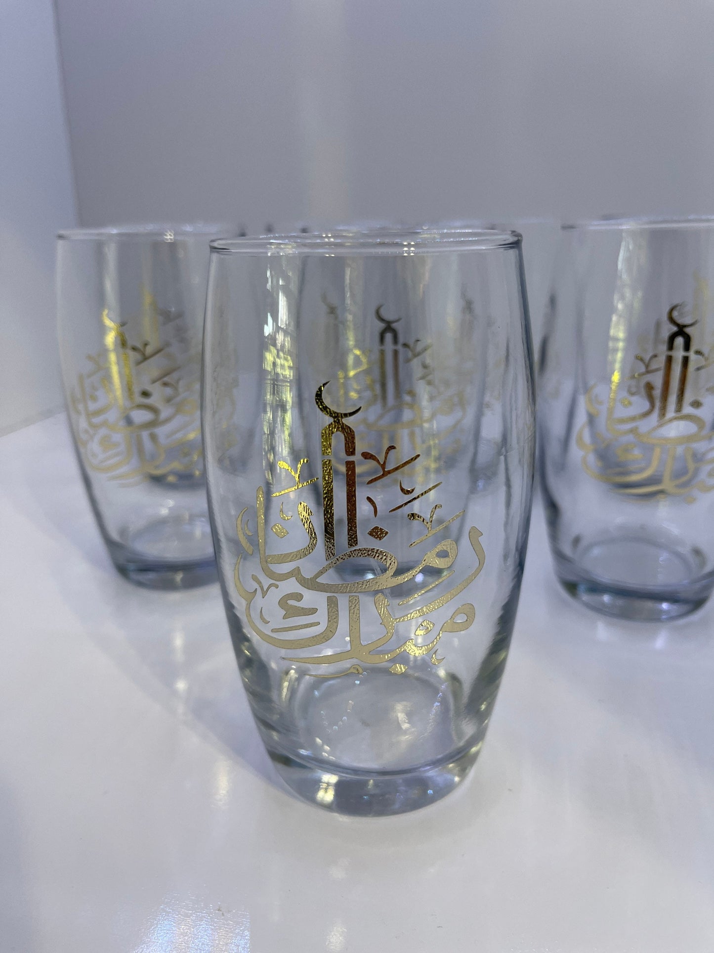 Ramadan Mubarak Customized Drinking Glasses