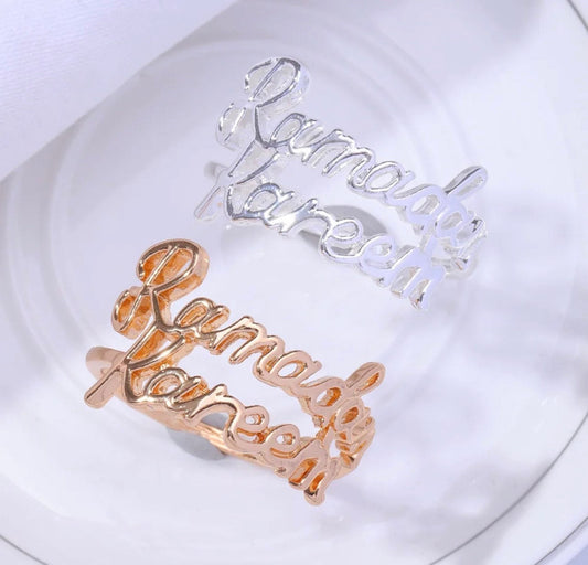 Ramadan Kareem Metal Gold Or Silver Napkin Ring