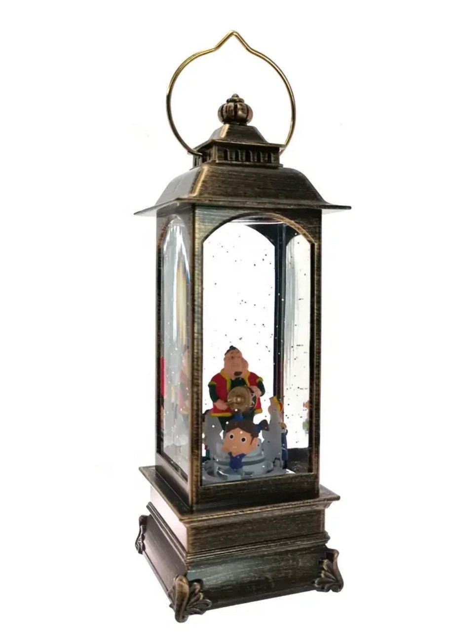Ramadan Water LanternsMusic + Led light + Rotate + Liquid inside