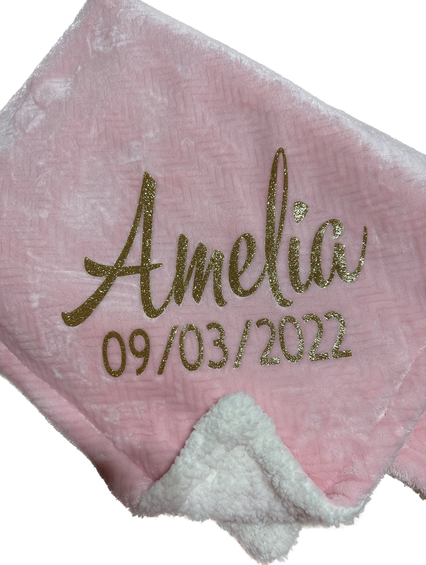 Customized baby blanket